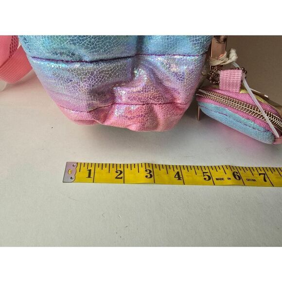 Jessica Simpson 2 pc Backpack Set Rainbow Puffer - Picture 12 of 12